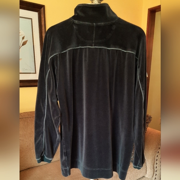 Men's Vintage Nautica Velour Track Suit Top - Picture 2 of 4